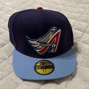 New Era Navy Crown with Light Blue Visor Fitted Cap